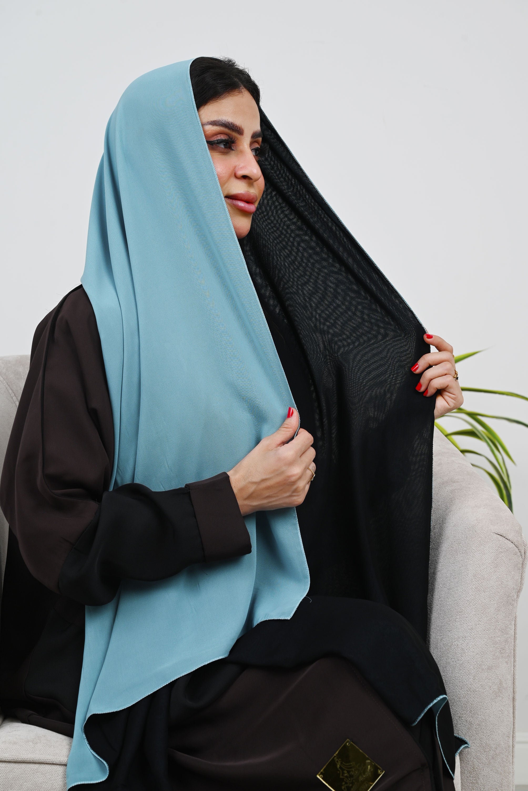 Two-toned hijab no.2